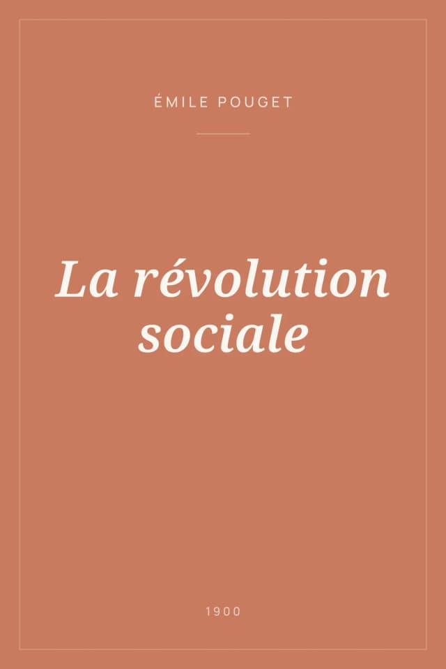 Portada de La révolution sociale
