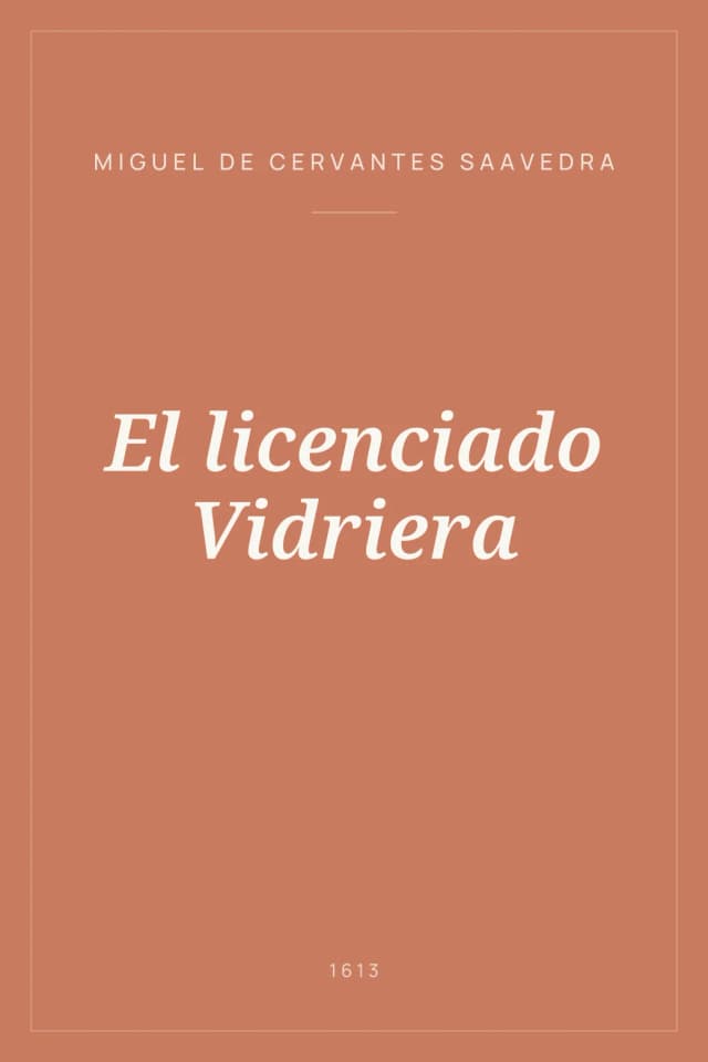 Portada de El licenciado Vidriera