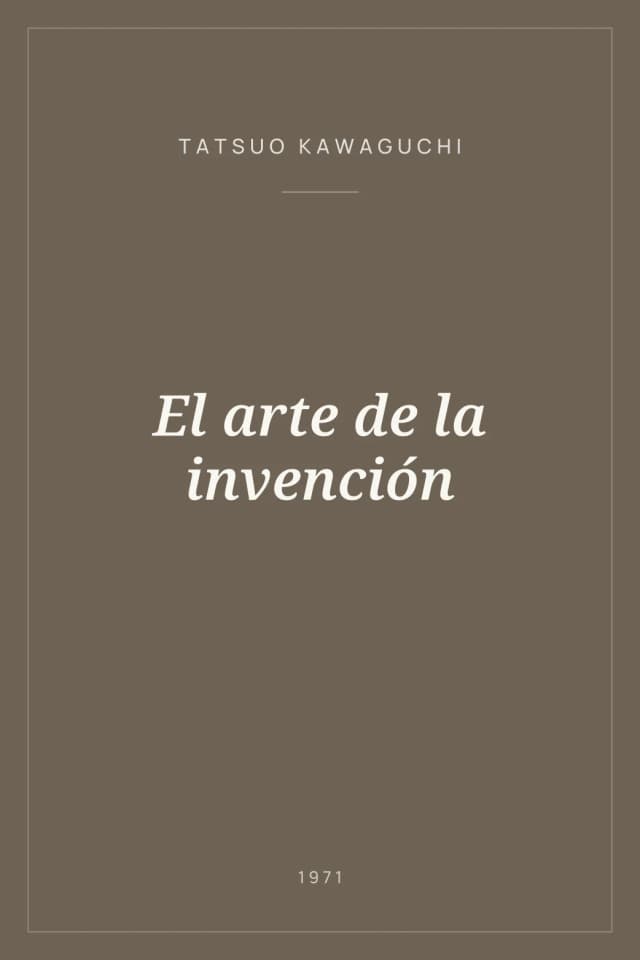 Portada de El arte de la invención