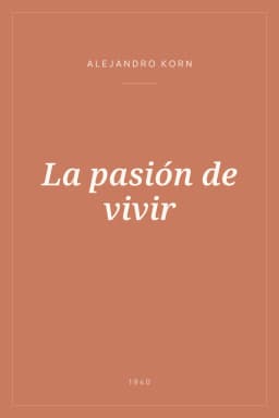 Portada de La pasión de vivir