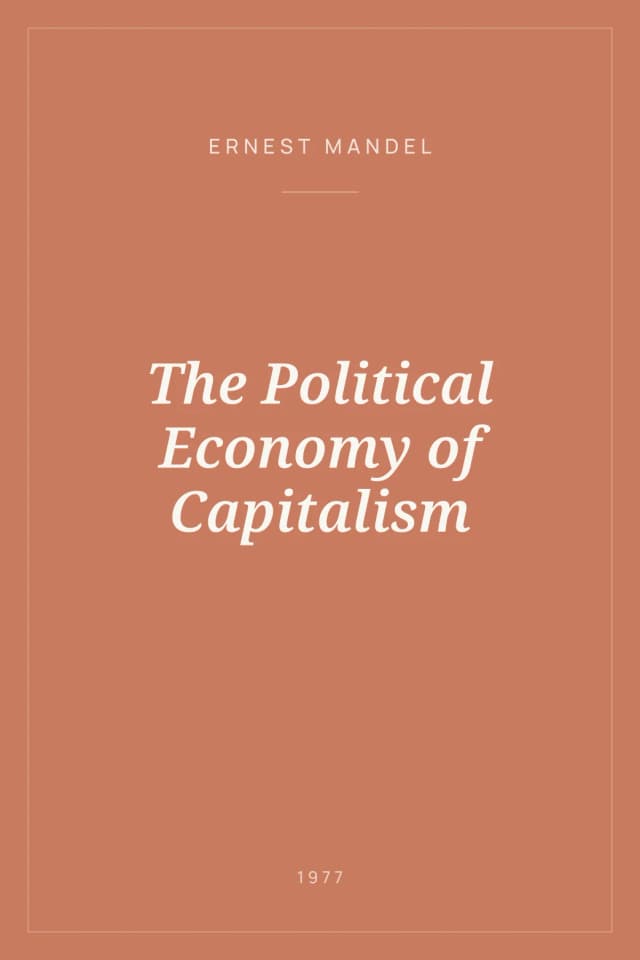 Portada de The Political Economy of Capitalism
