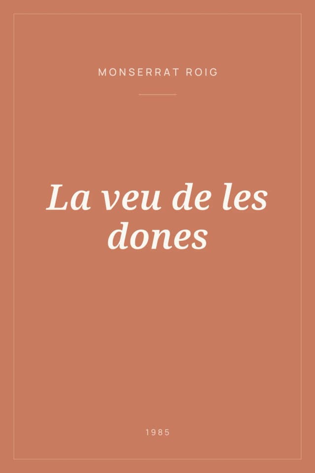 Portada de La veu de les dones