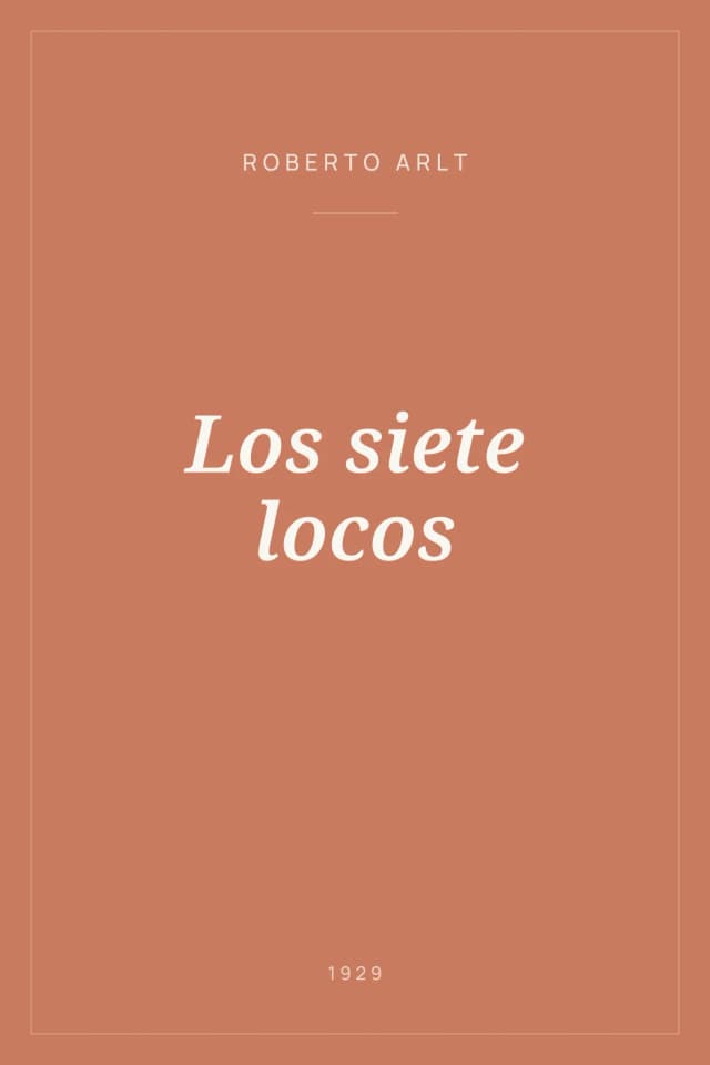 Portada de Los siete locos