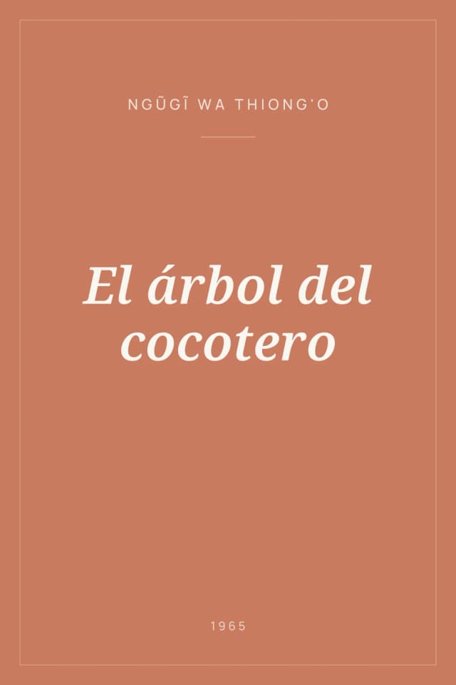Portada de El árbol del cocotero