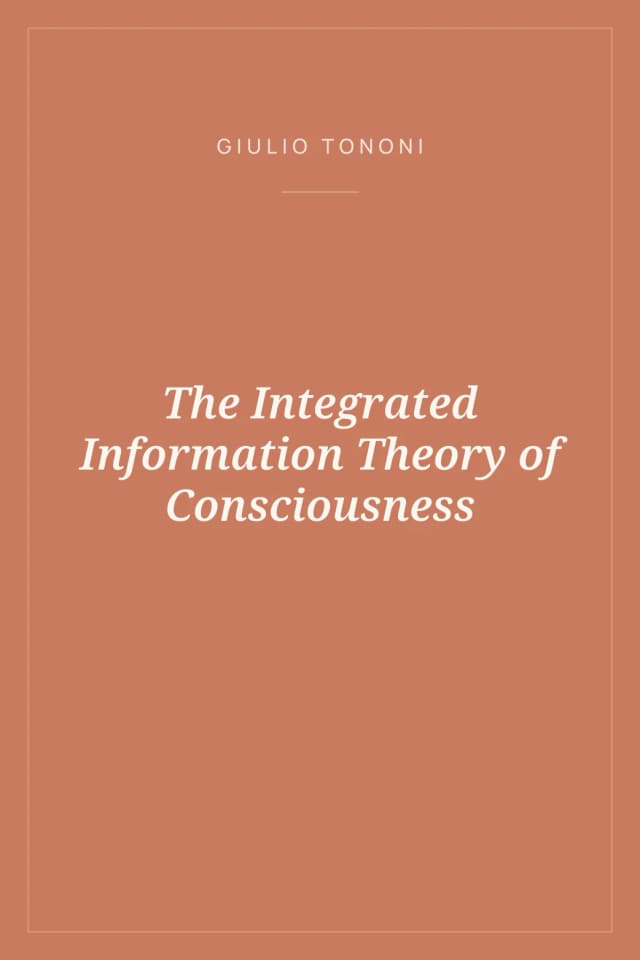 Portada de The Integrated Information Theory of Consciousness