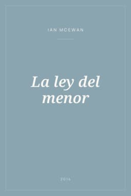 Portada de La ley del menor