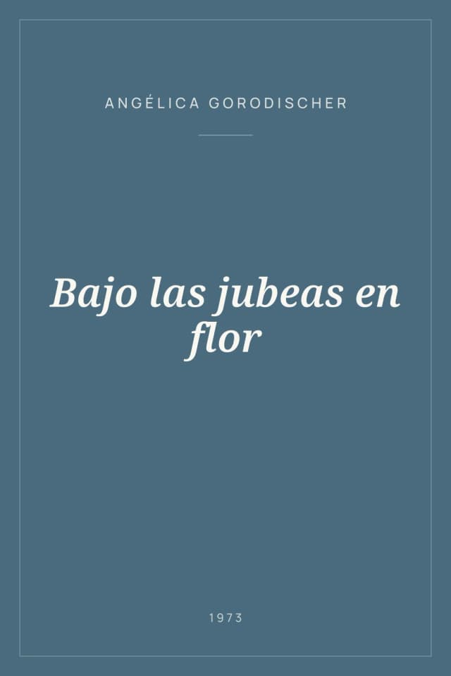 Portada de Bajo las jubeas en flor