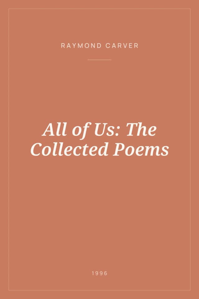 Portada de All of Us: The Collected Poems