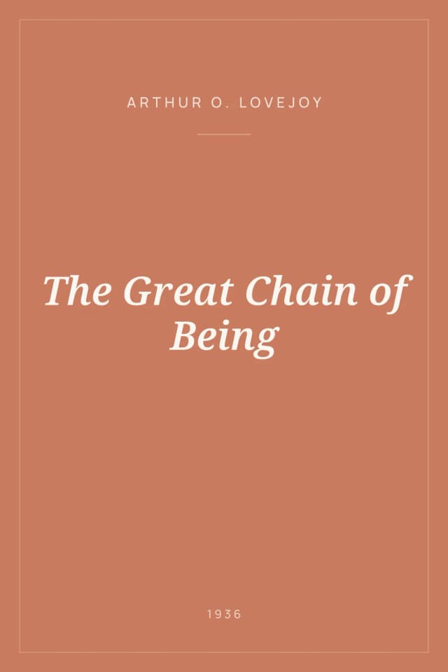 Portada de The Great Chain of Being