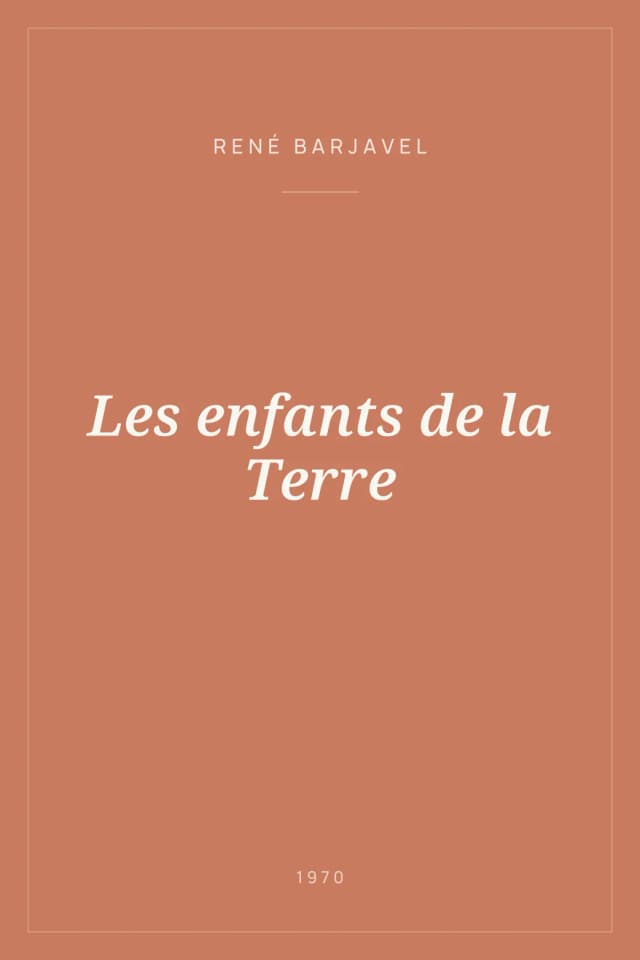 Portada de Les enfants de la Terre