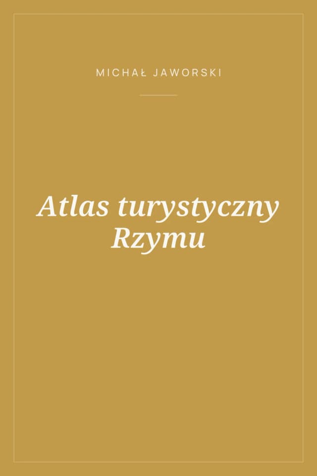 Portada de Atlas turystyczny Rzymu