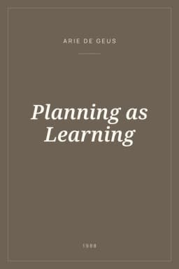Portada de Planning as Learning