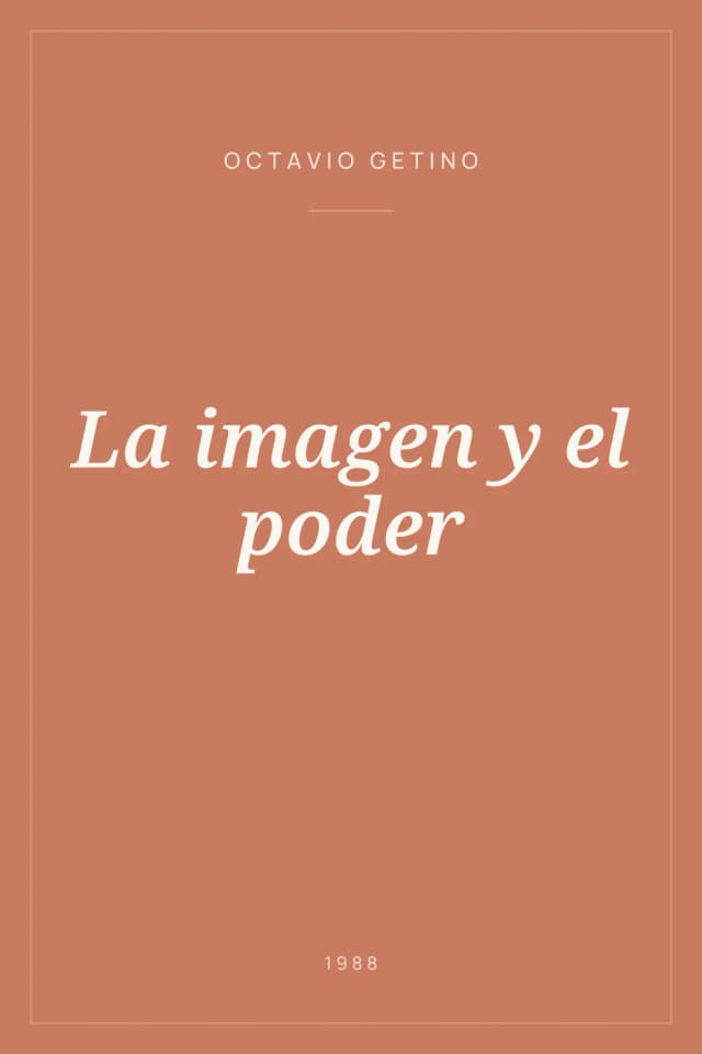 Portada de La imagen y el poder