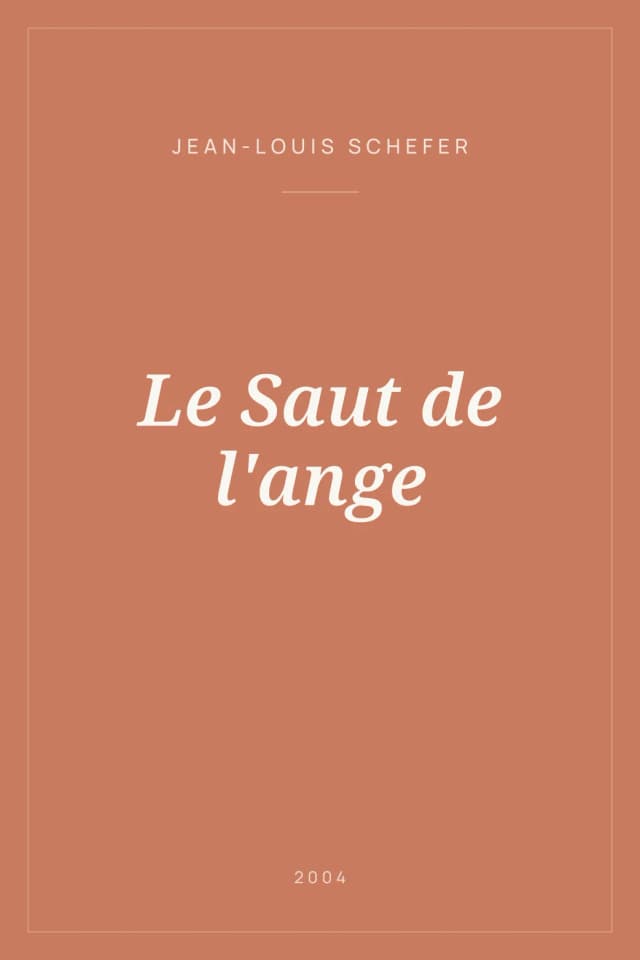 Portada de Le Saut de l'ange