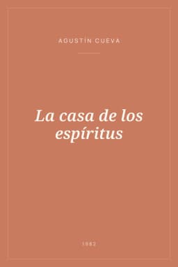 Portada de La casa de los espíritus