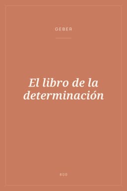 Portada de El libro de la determinación