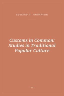 Portada de Customs in Common: Studies in Traditional Popular Culture