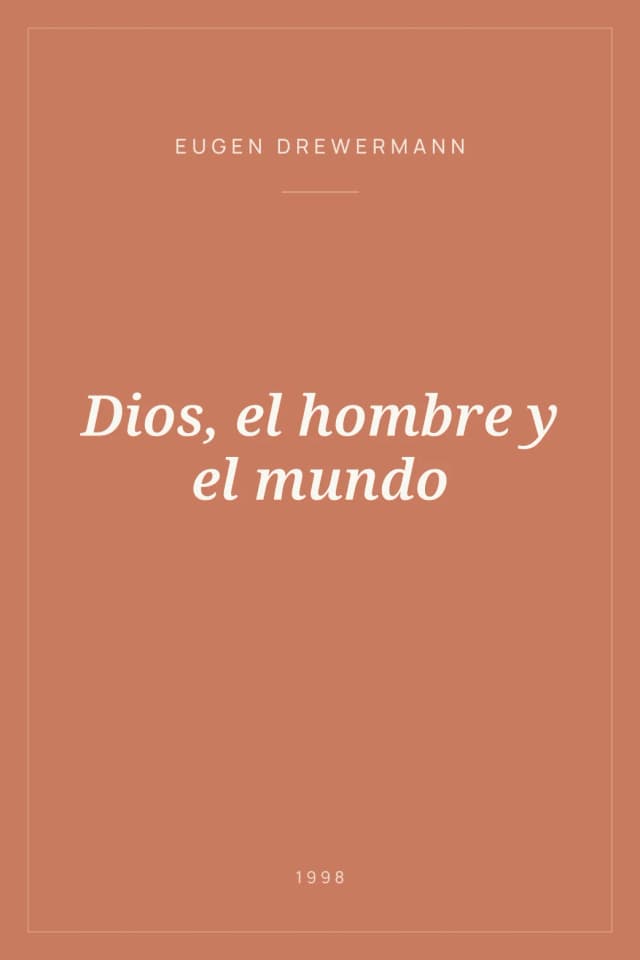 Portada de Dios, el hombre y el mundo