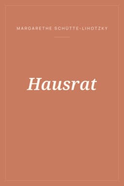 Portada de Hausrat