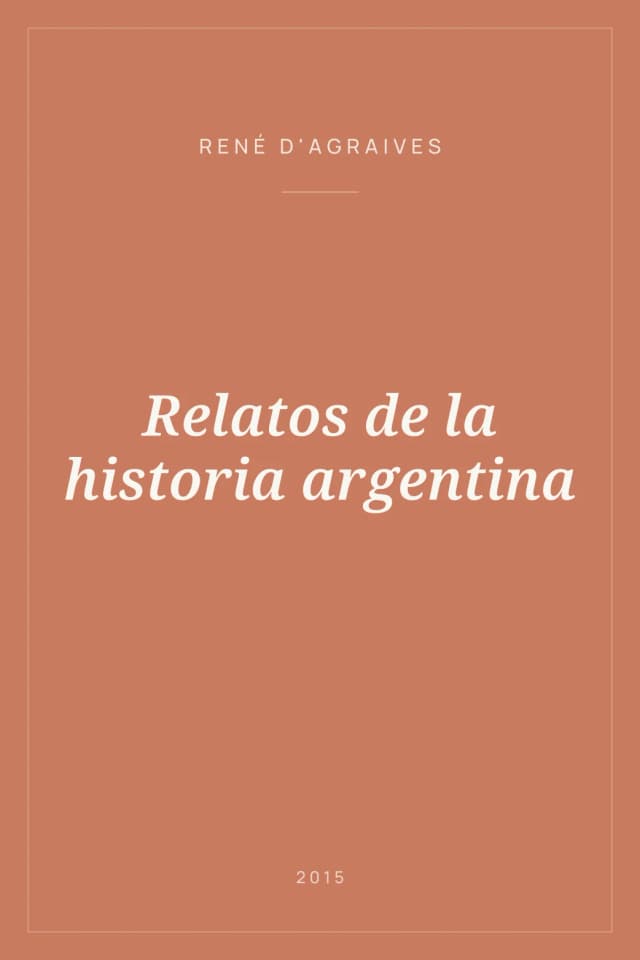Portada de Relatos de la historia argentina