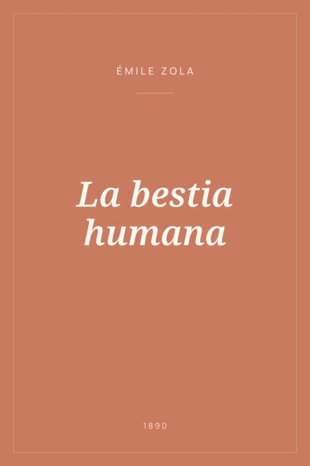 Portada de La bestia humana