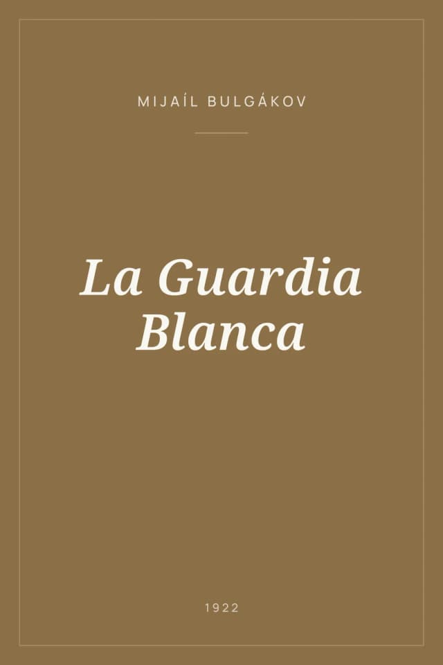 Portada de La Guardia Blanca
