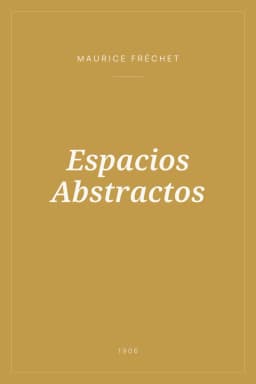 Portada de Espacios Abstractos