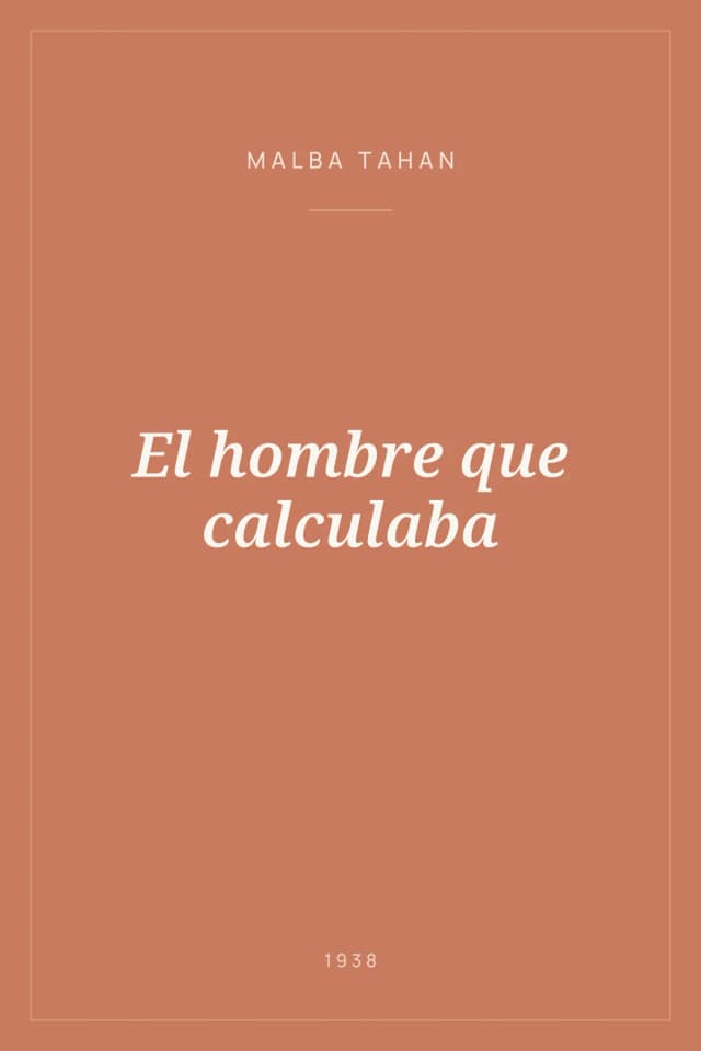 Portada de El hombre que calculaba