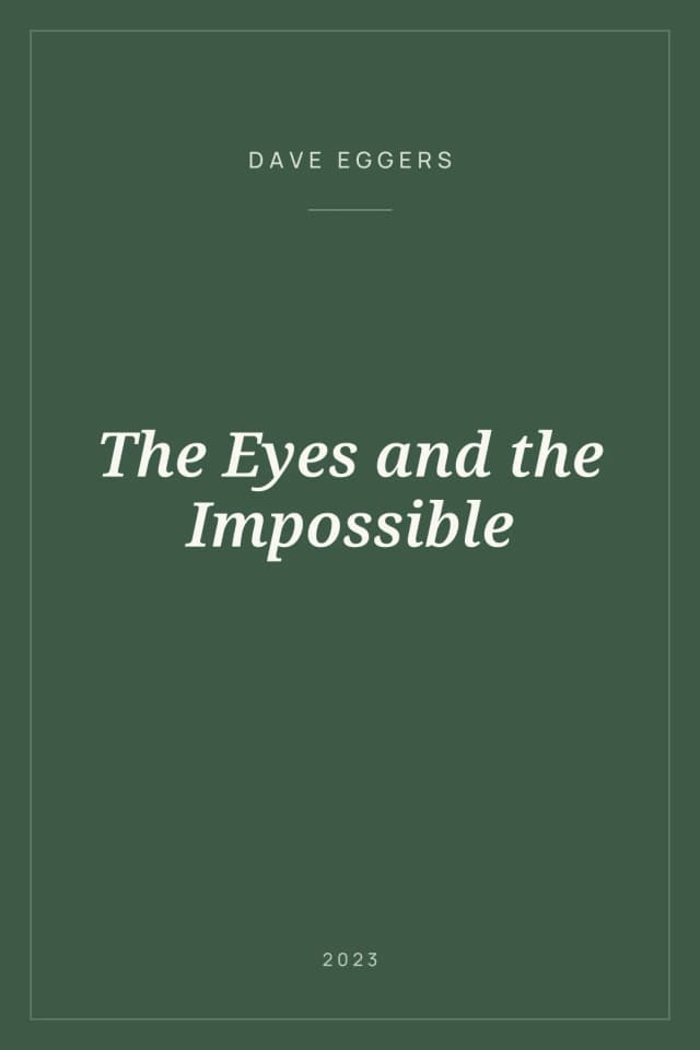 Portada de The Eyes and the Impossible