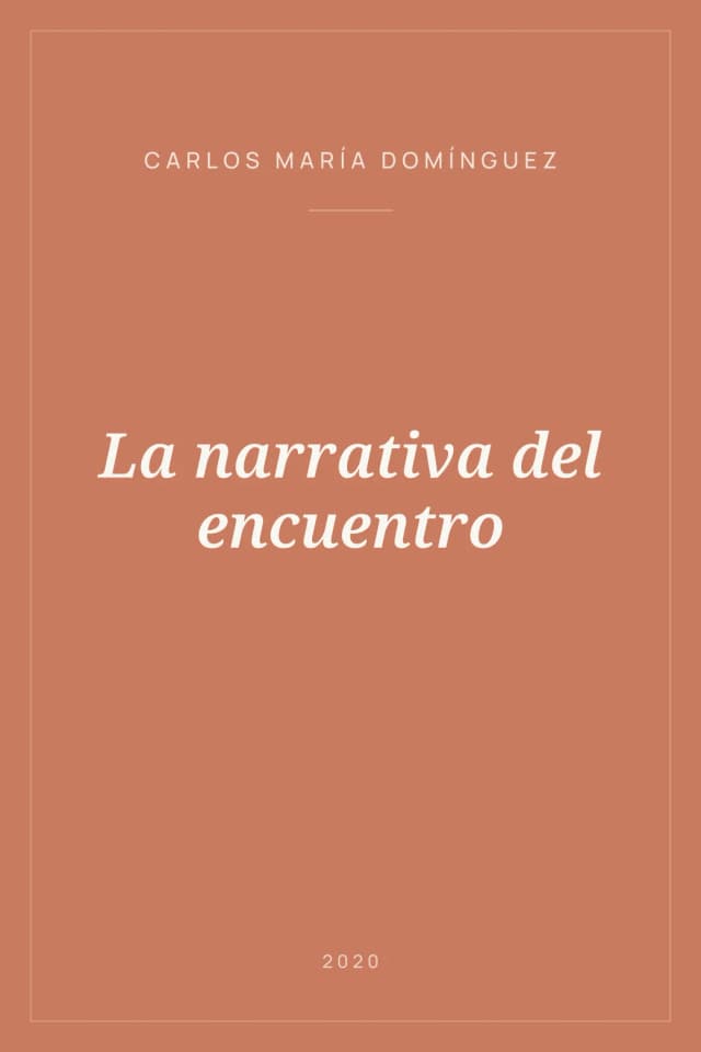 Portada de La narrativa del encuentro
