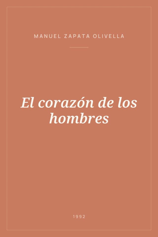 Portada de El corazón de los hombres