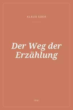Portada de Der Weg der Erzählung