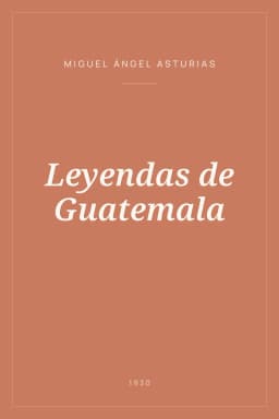 Portada de Leyendas de Guatemala
