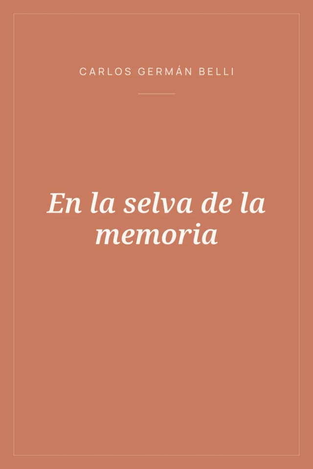 Portada de En la selva de la memoria