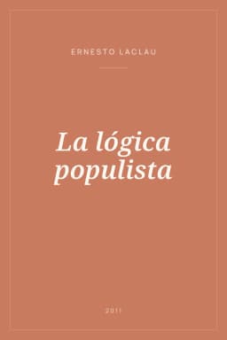 Portada de La lógica populista