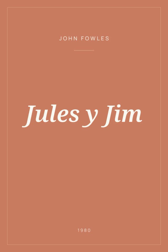 Portada de Jules y Jim