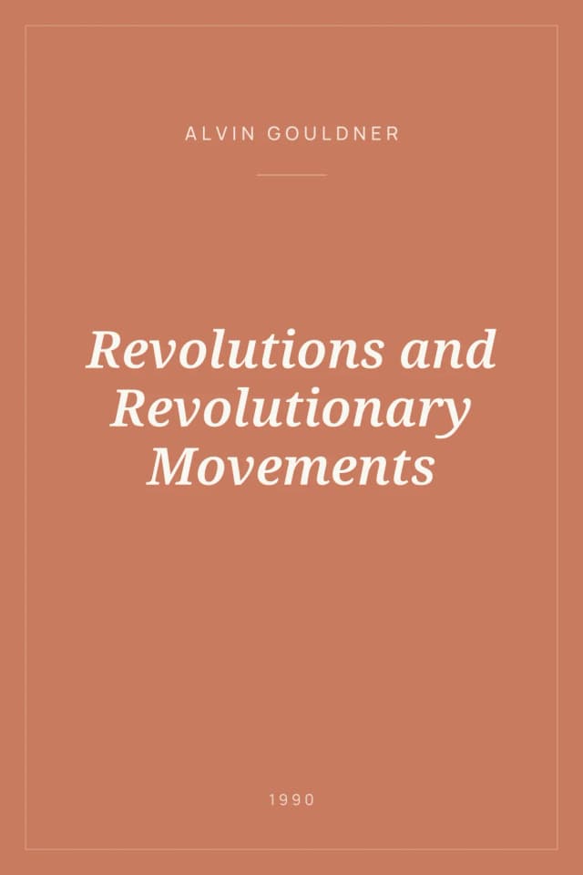 Portada de Revolutions and Revolutionary Movements