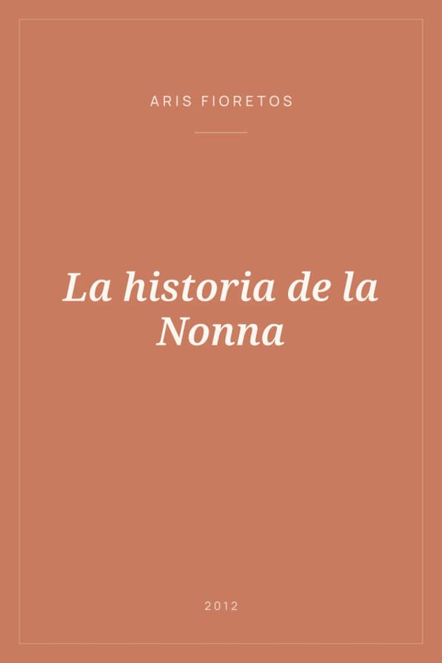 Portada de La historia de la Nonna
