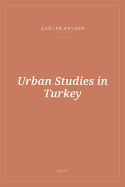 Portada de Urban Studies in Turkey