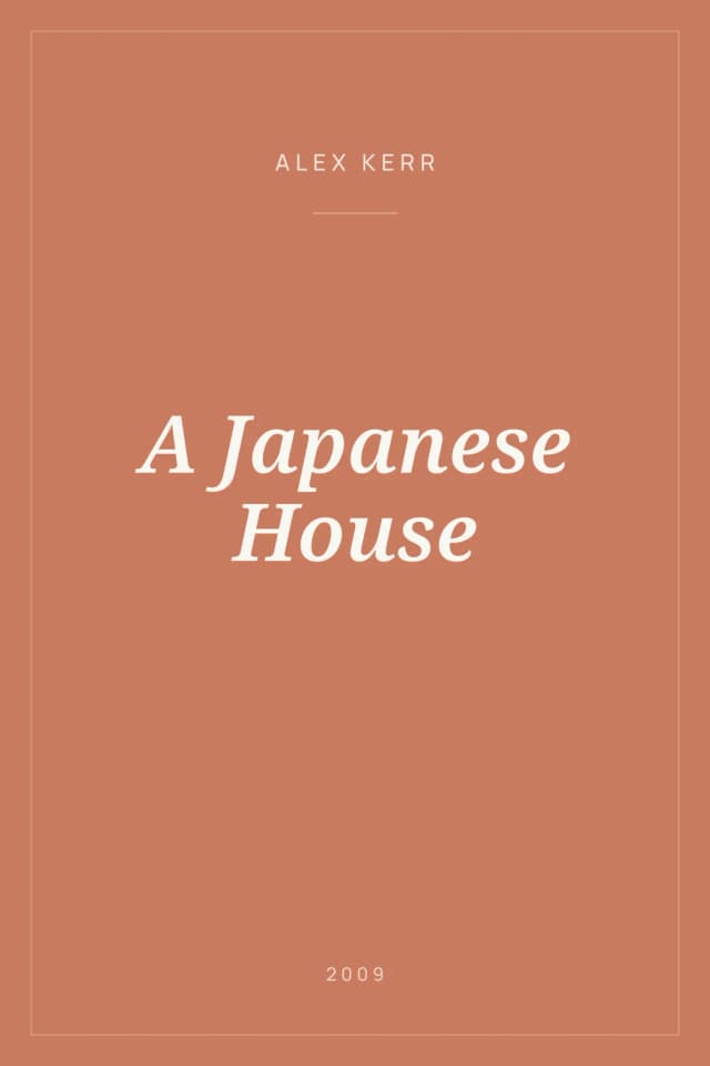 Portada de A Japanese House