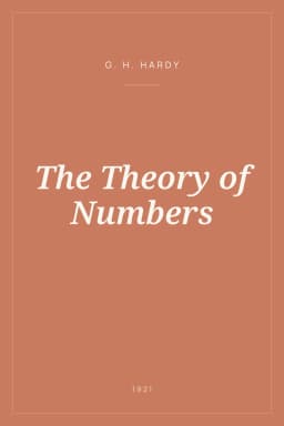 Portada de The Theory of Numbers