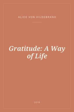 Portada de Gratitude: A Way of Life