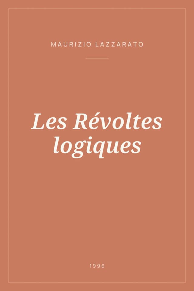 Portada de Les Révoltes logiques
