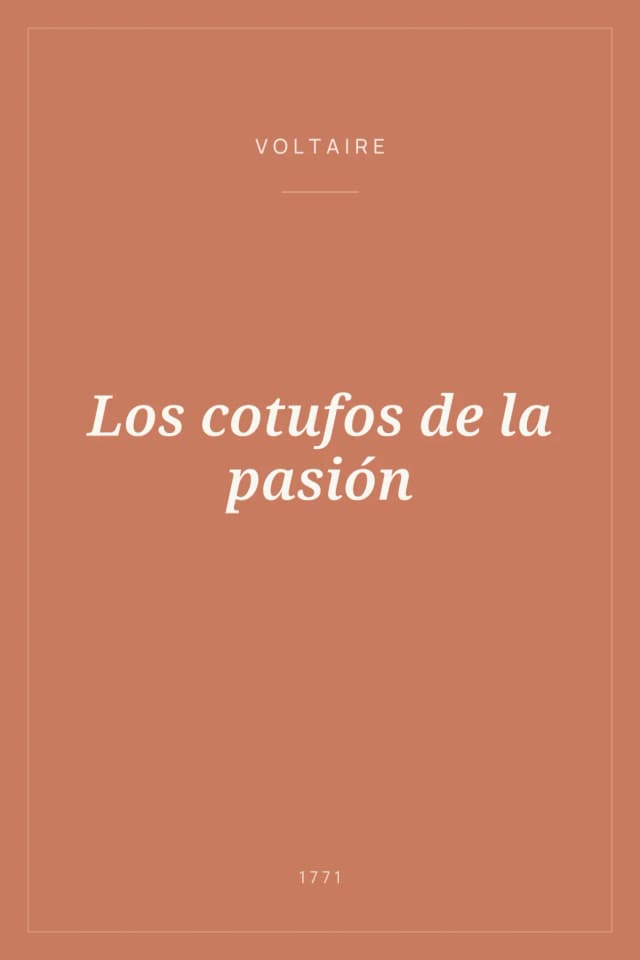 Portada de Los cotufos de la pasión