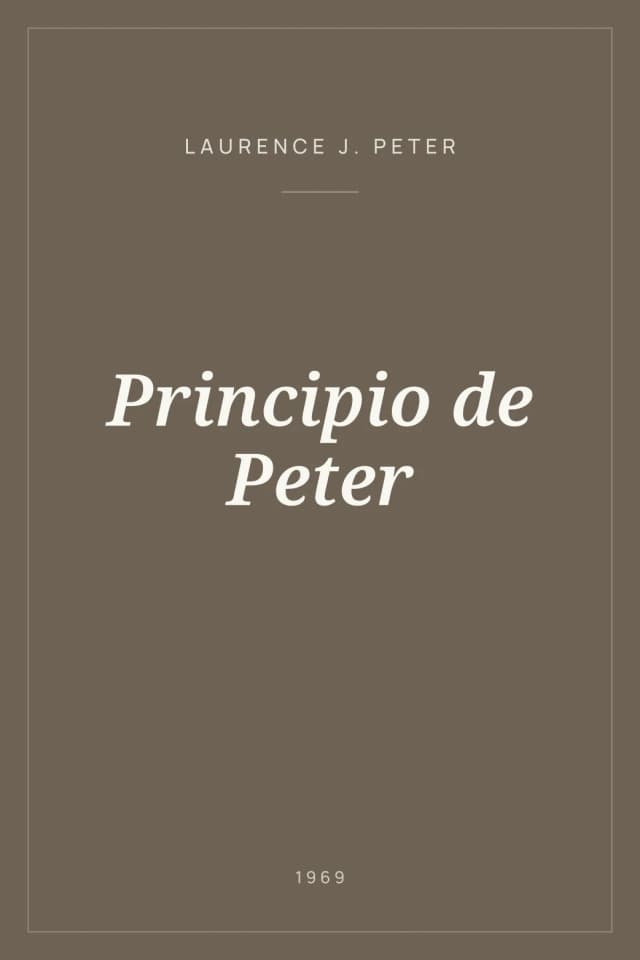 Portada de Principio de Peter