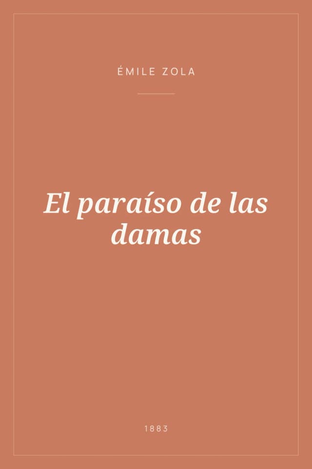 Portada de El paraíso de las damas