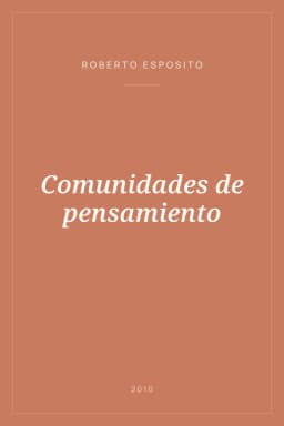 Portada de Comunidades de pensamiento