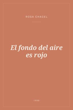 Portada de El fondo del aire es rojo
