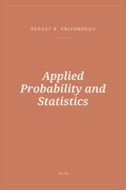 Portada de Applied Probability and Statistics