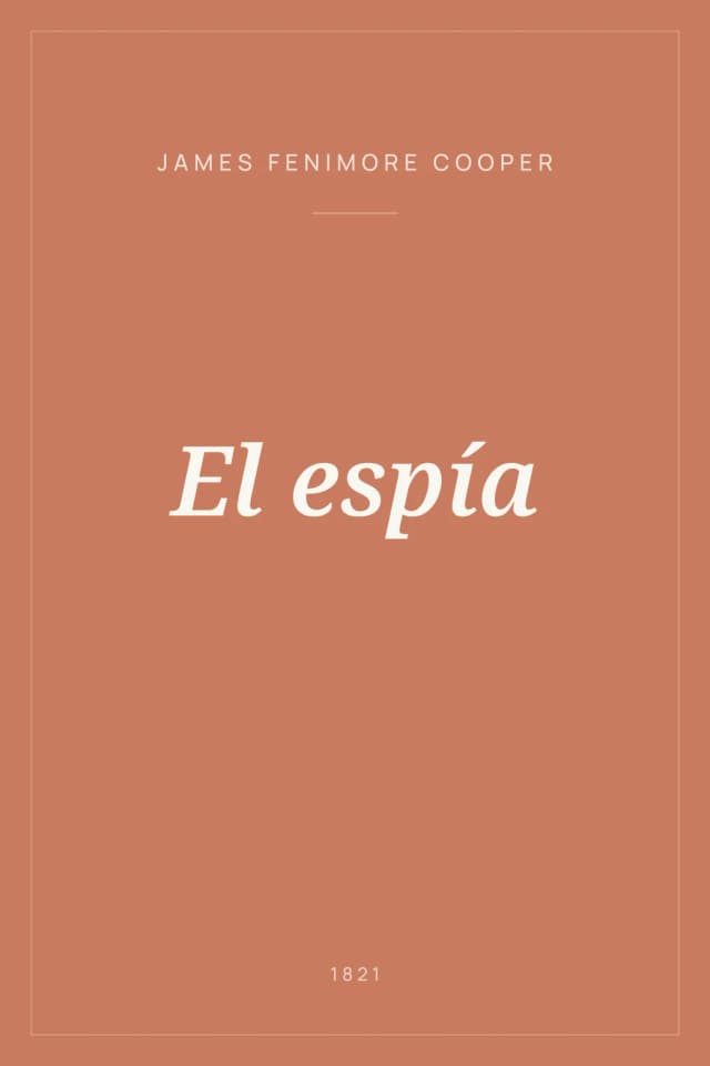 Portada de El espía
